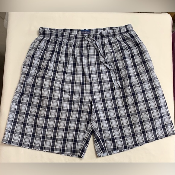 croft & barrow Other - MENS CROFT & BARROW BLUE PLAID SHORTS - SZ X-LARGE